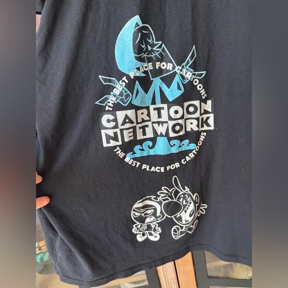 Y2K Vintage Cartoon Network Graphic Tee Johnny Bravo Courage dexter Tshirt ed - Picture 9 of 14